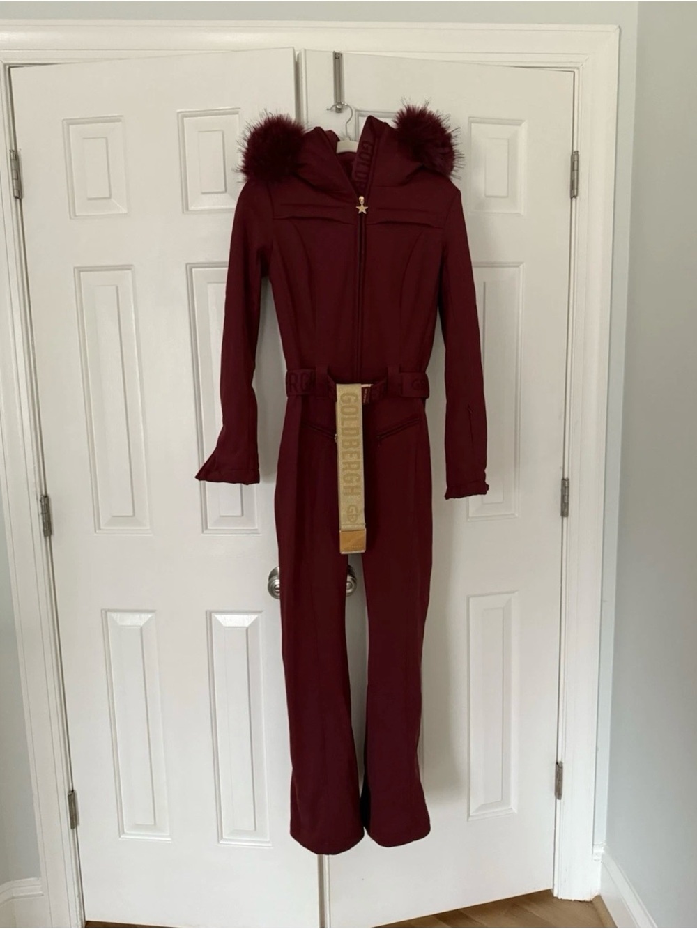 Goldberg X Mytheresa Burgundy Ski Suit - Women’s US 6